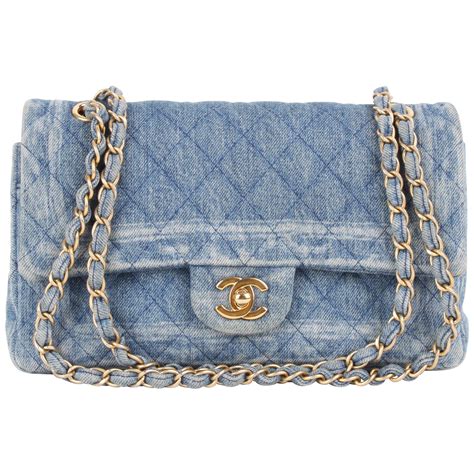 colourful chanel bag|Chanel denim classic bag.